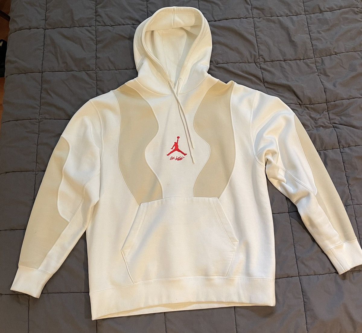 Jordan white hoodie deals