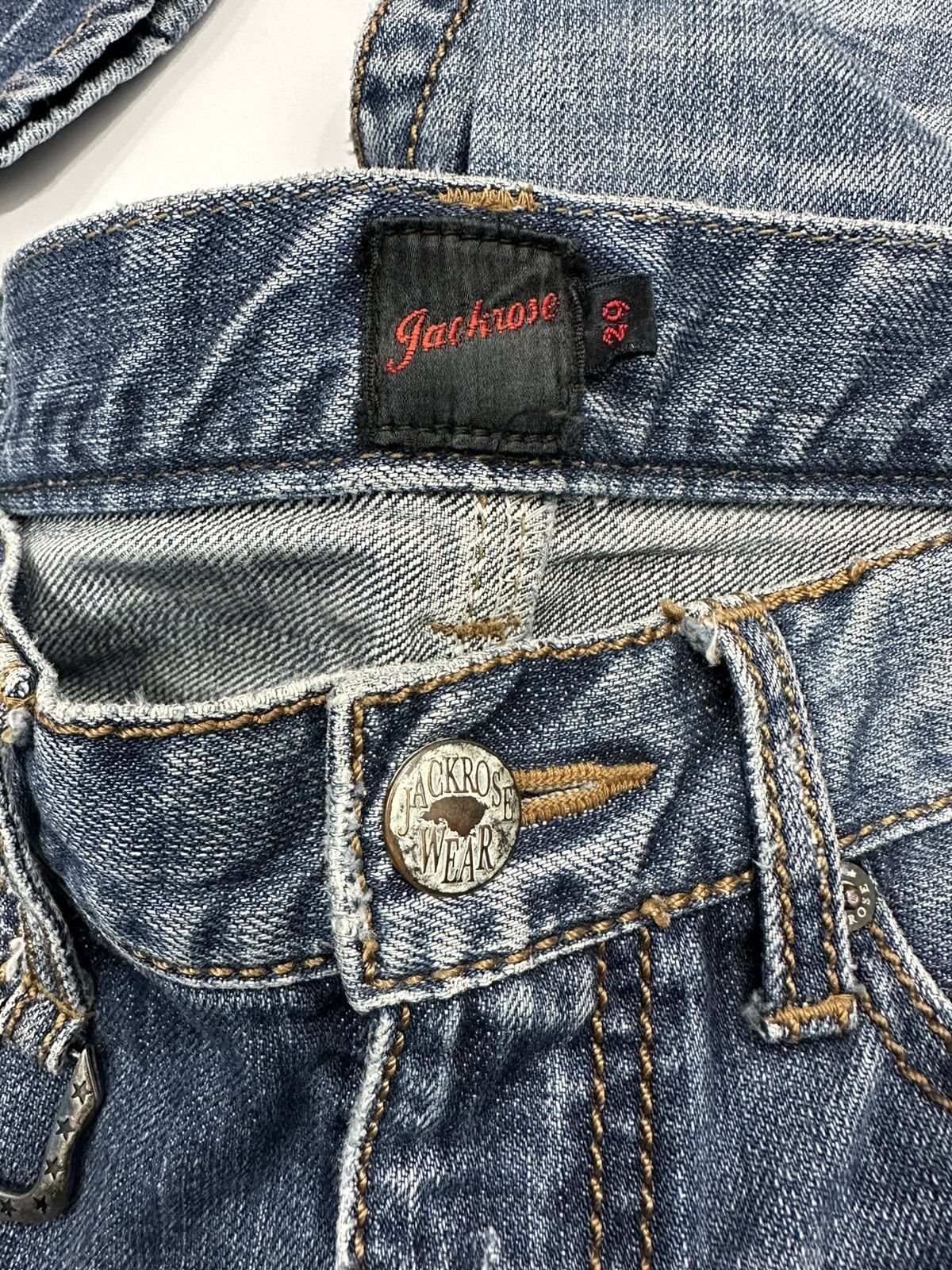 Beauty Beast × Hysteric Glamour × JACKROSE 💥BEST OFFER💥Rare JACK ROSE Distressed Slim Jeans Size US 30 / EU 46 - 10 Thumbnail