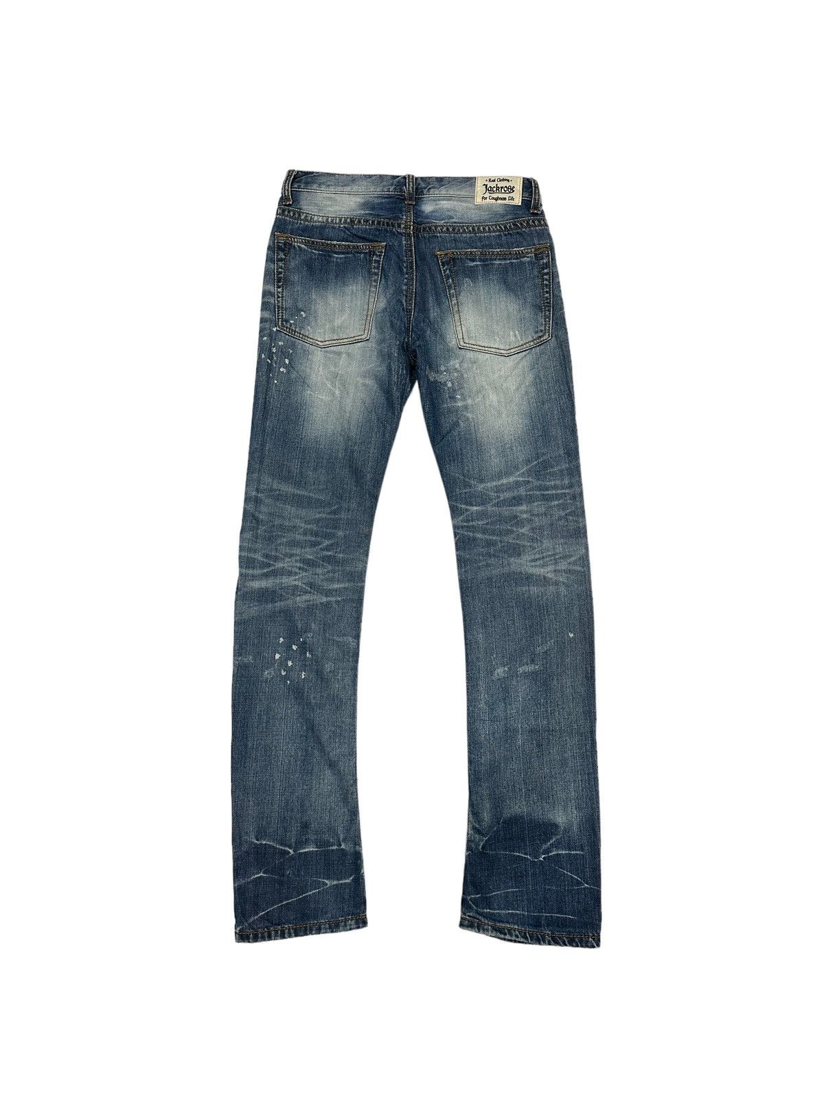 Beauty Beast × Hysteric Glamour × JACKROSE 💥BEST OFFER💥Rare JACK ROSE Distressed Slim Jeans Size US 30 / EU 46 - 6 Thumbnail