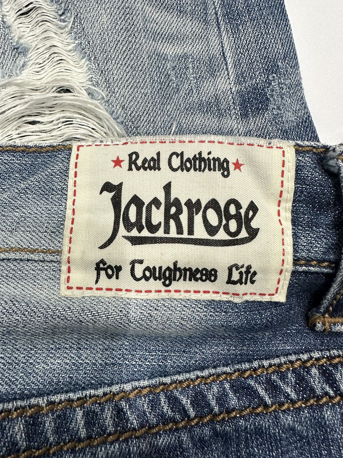Beauty Beast × Hysteric Glamour × JACKROSE 💥BEST OFFER💥Rare JACK ROSE Distressed Slim Jeans Size US 30 / EU 46 - 9 Thumbnail
