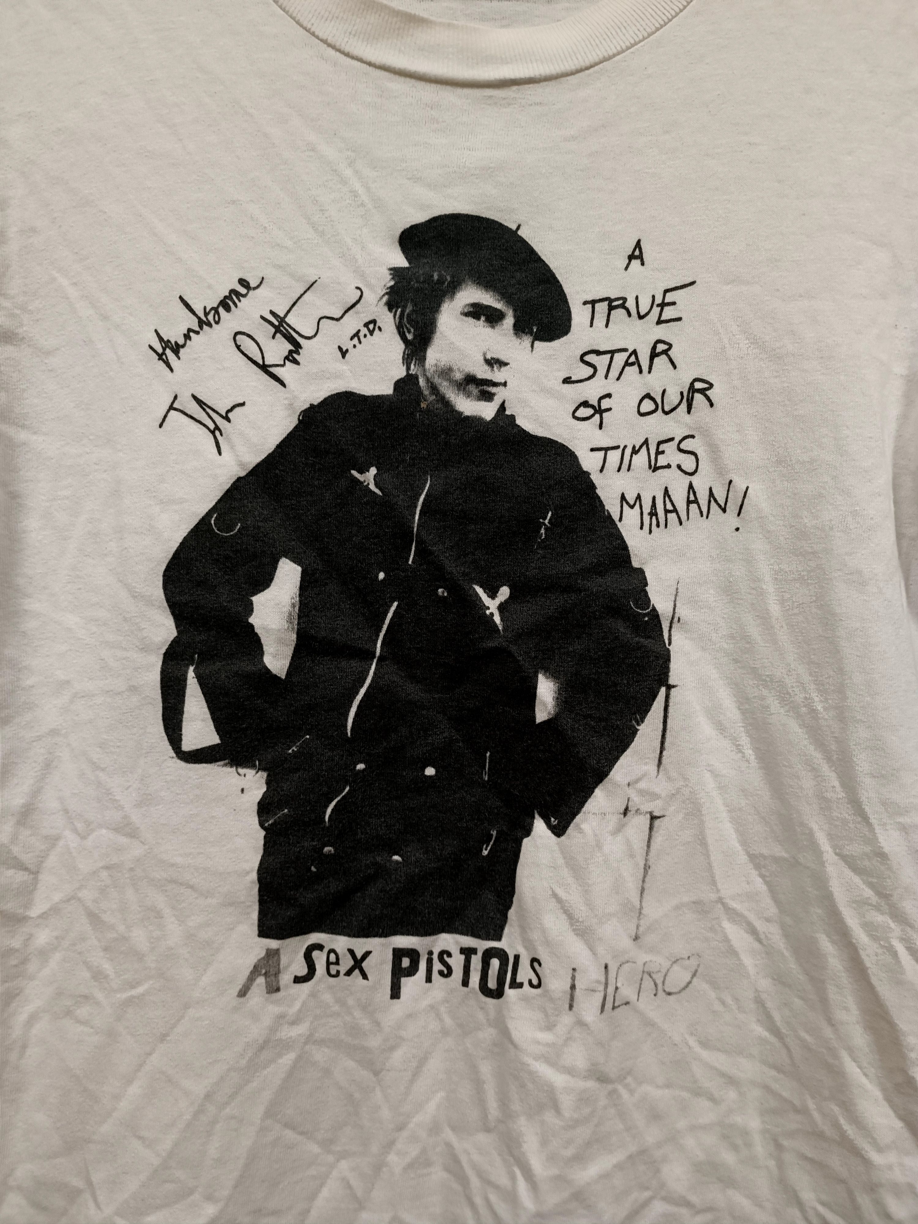 Band Tees vintage 90s t shirt band Sex Pistols/Johnny Rotten Size US S / EU 44-46 / 1 - 2 Thumbnail