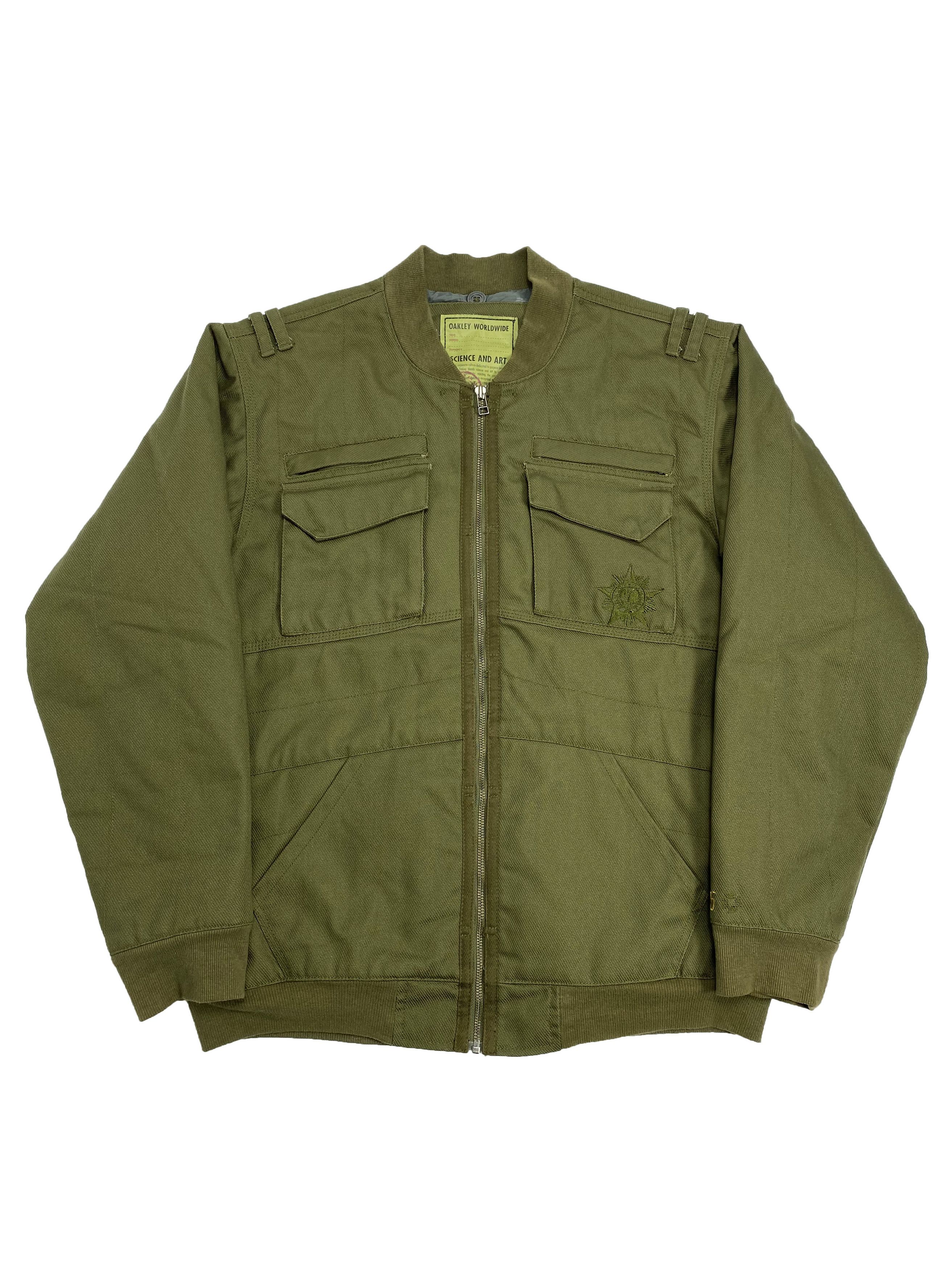 Japanese Brand × Oakley Oakley Y2K Military Multipocket Utility Padded Bomber Size US M / EU 48-50 / 2 - 1 Thumbnail