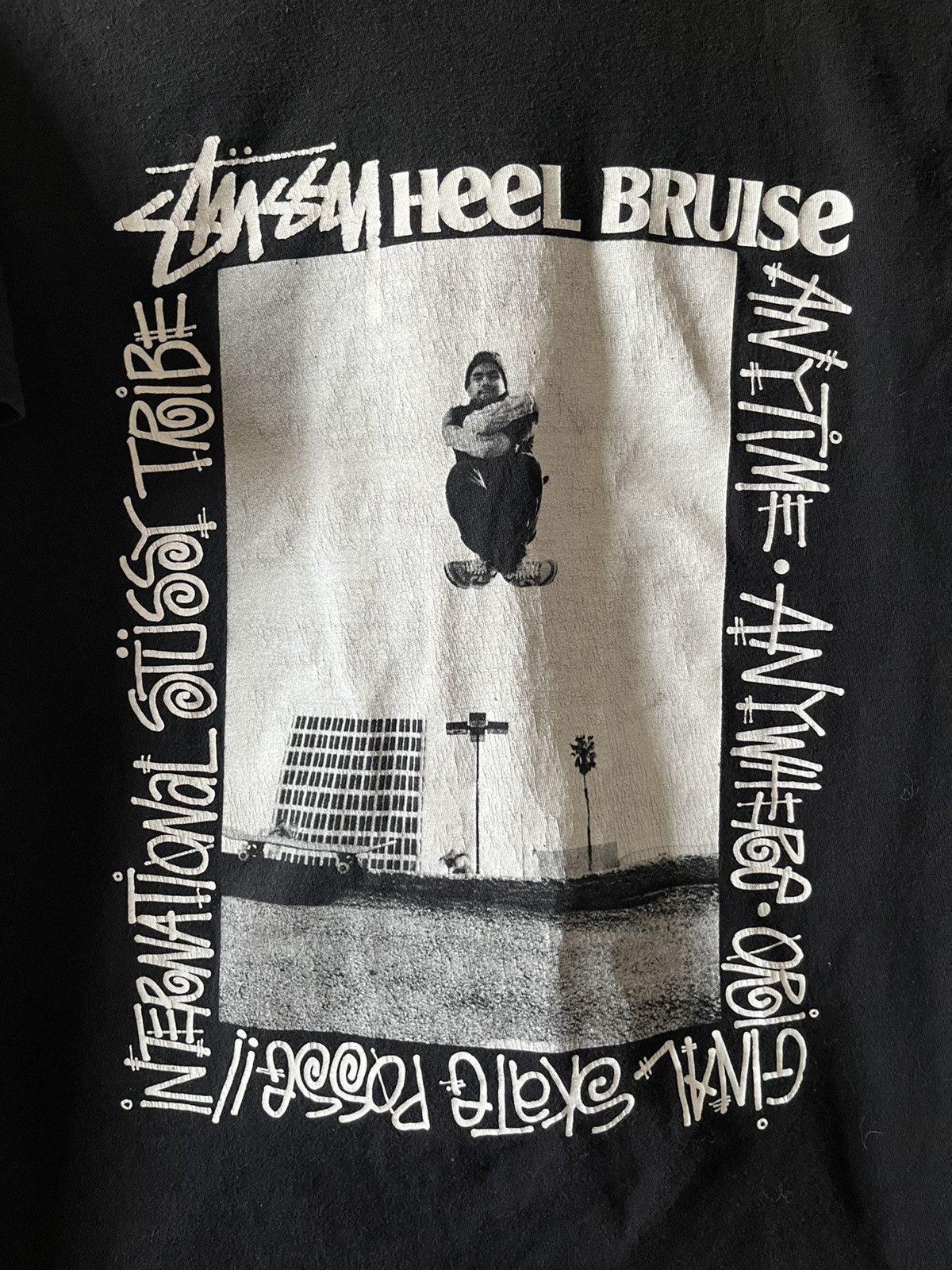 Stussy × Vintage Stussy Heel Bruise Shirt | Grailed