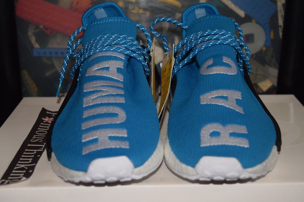 Nmd human race on sale blue