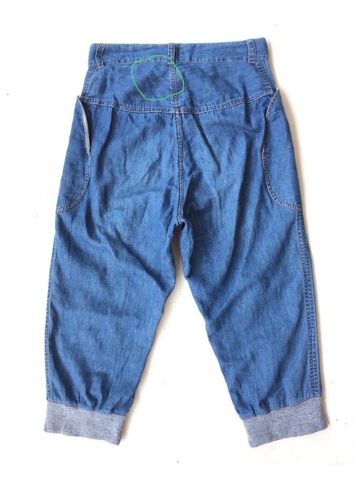 Indigo × Issey Miyake × Vintage Vintage Issey Miyake Tsumori Chisato Indigo Short Pant Size 30" / US 8 / IT 44 - 4 Thumbnail
