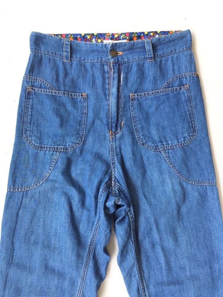 Indigo × Issey Miyake × Vintage Vintage Issey Miyake Tsumori Chisato Indigo Short Pant Size 30" / US 8 / IT 44 - 6 Thumbnail