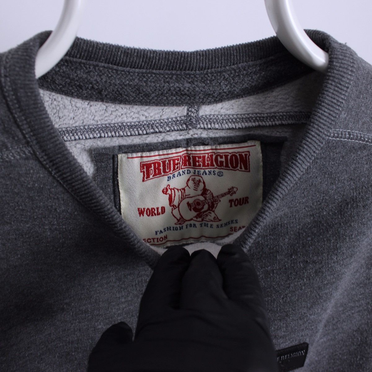 Japanese Brand Vintage True Religion Sweatshirt Size US L / EU 52-54 / 3 - 3 Thumbnail
