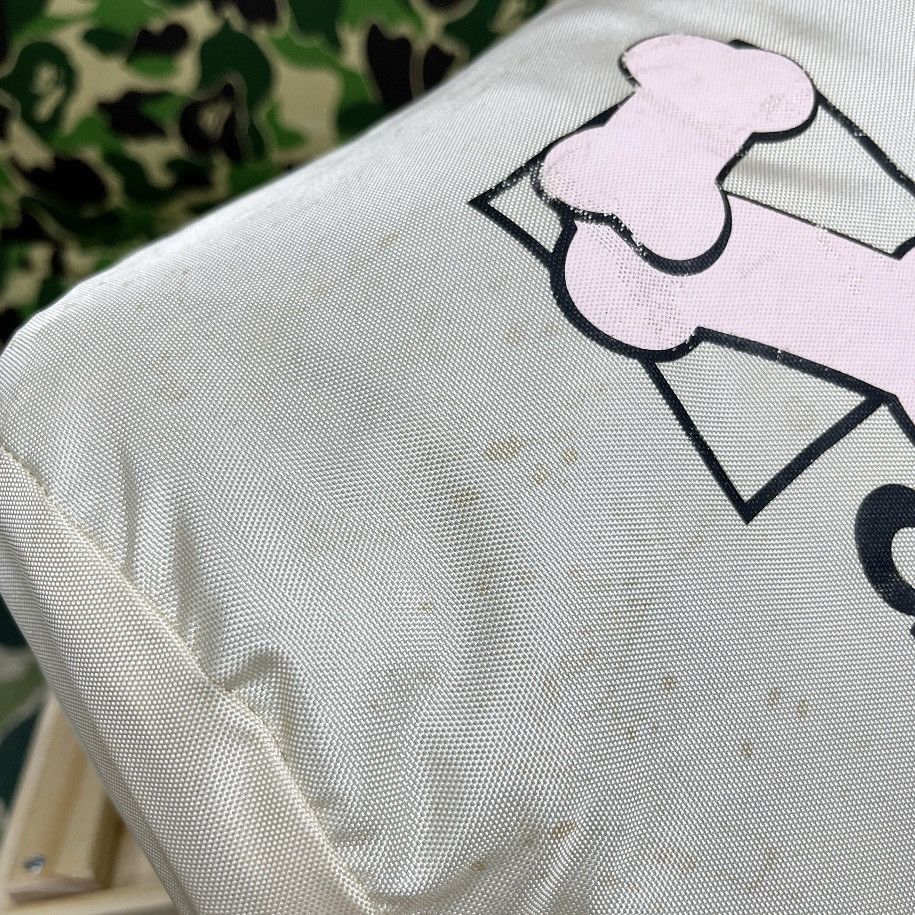 Kaws 2002 Kaws x Laforet Creme Nylon Tote Bag Size ONE SIZE - 6 Thumbnail
