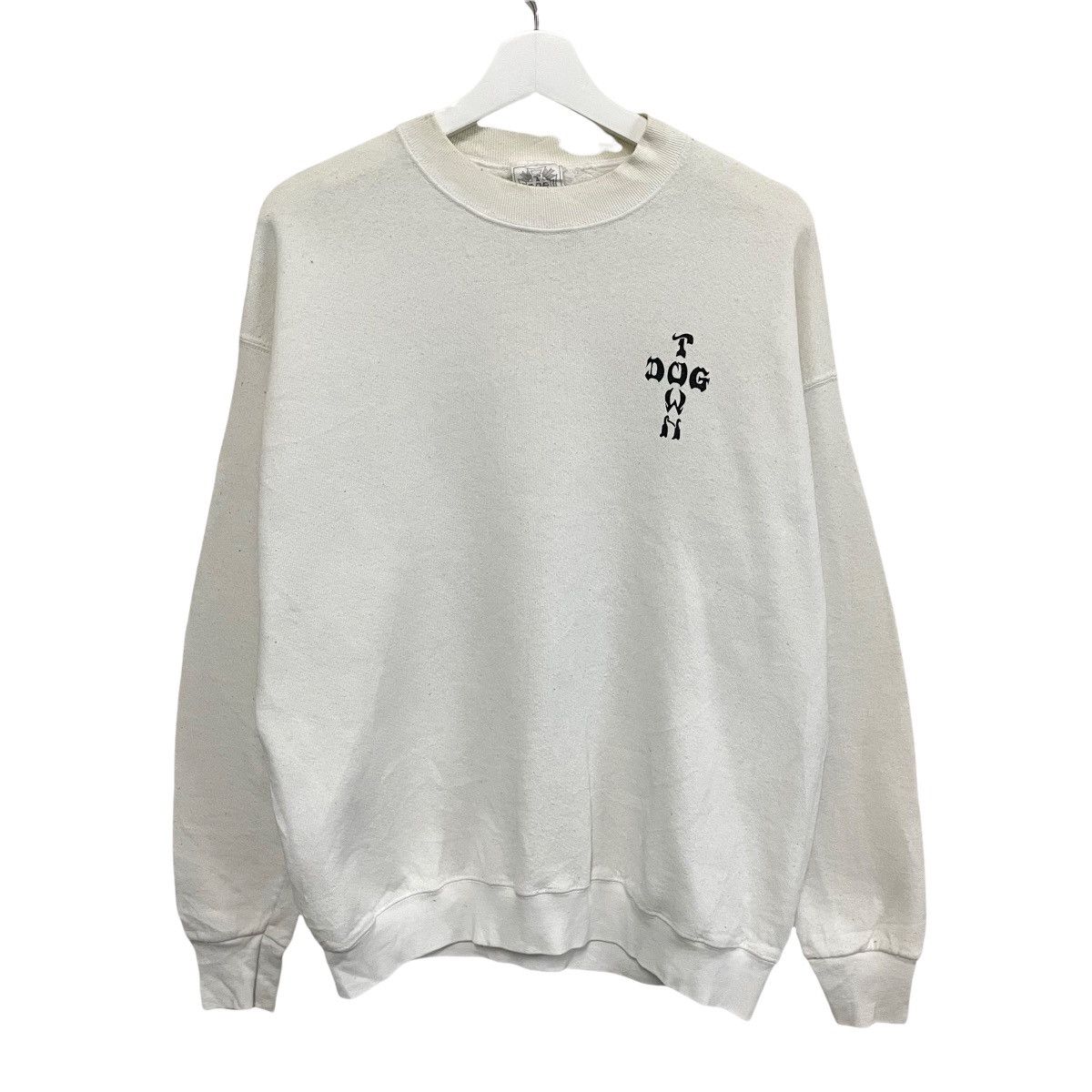 Dogtown 💥 90s Dogtown Skate Brand Pushhead Skull Sweatshirt Size US L / EU 52-54 / 3 - 4 Thumbnail