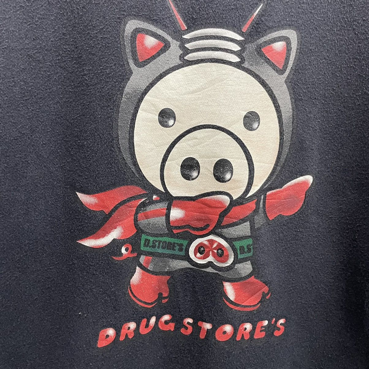 Hysteric Glamour × If Six Was Nine × Japanese Brand 💥DRUG STORE PIGGY RIPPOFF MASKED RIDER SWEATSHIRT Size US M / EU 48-50 / 2 - 4 Thumbnail