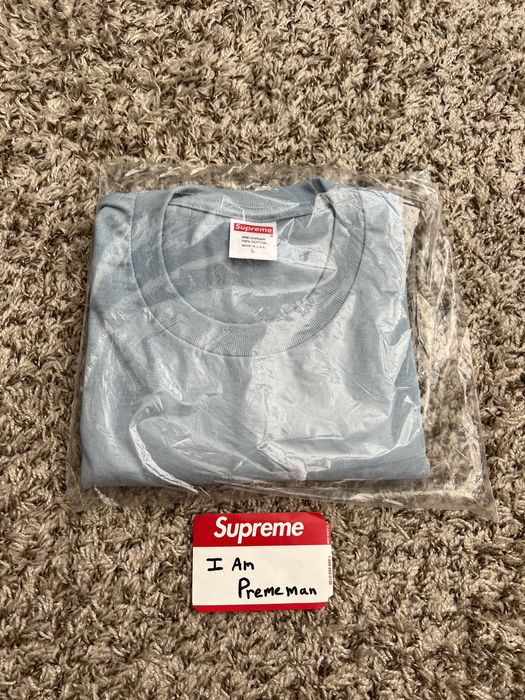 Supreme Supreme Maude Tee Dusty Blue large FW22 | Grailed