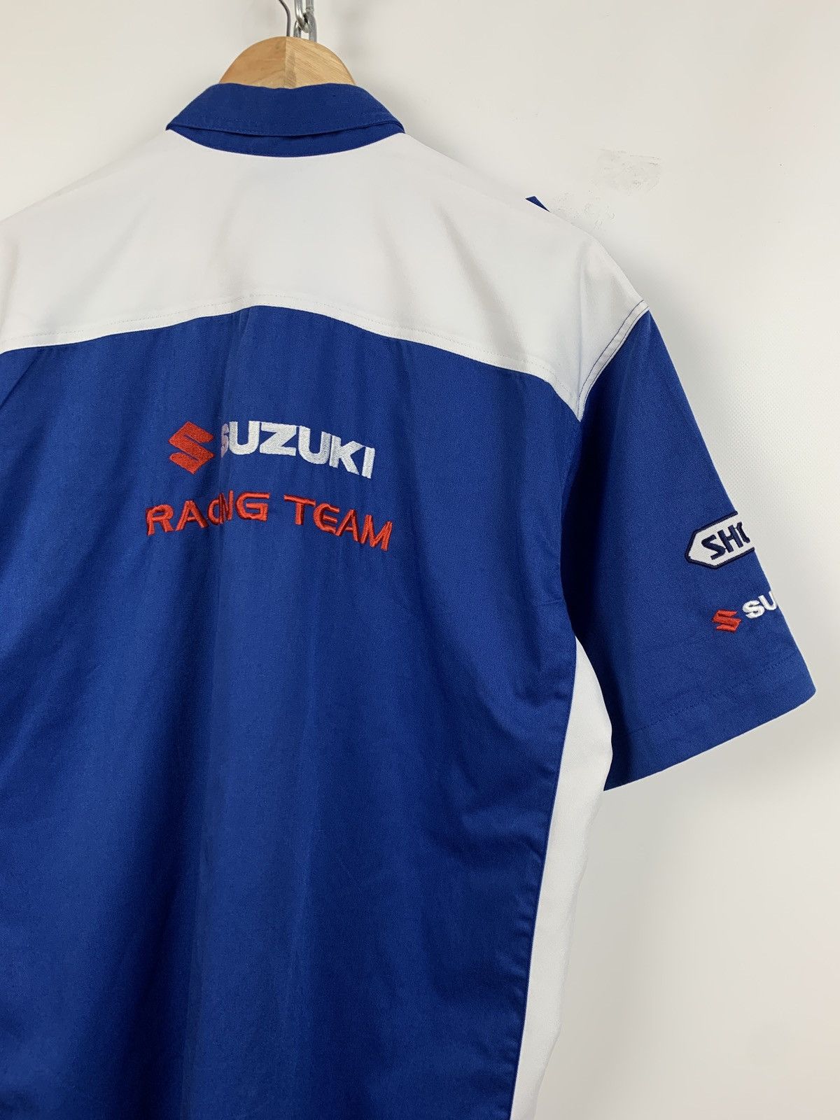 Vintage Vintage Suzuki Moto Racing Short Sleeve Button Up Shirt Size US XXL / EU 58 / 5 - 8 Thumbnail