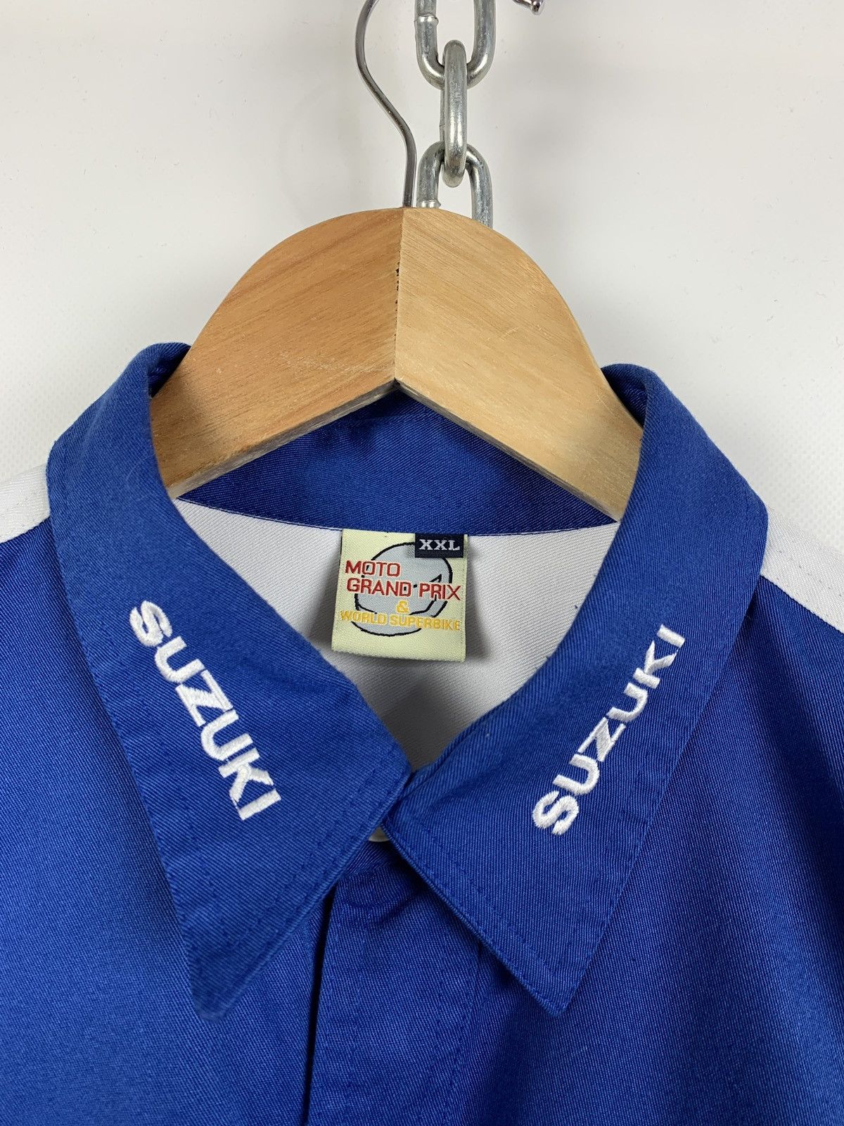 Vintage Vintage Suzuki Moto Racing Short Sleeve Button Up Shirt Size US XXL / EU 58 / 5 - 12 Thumbnail