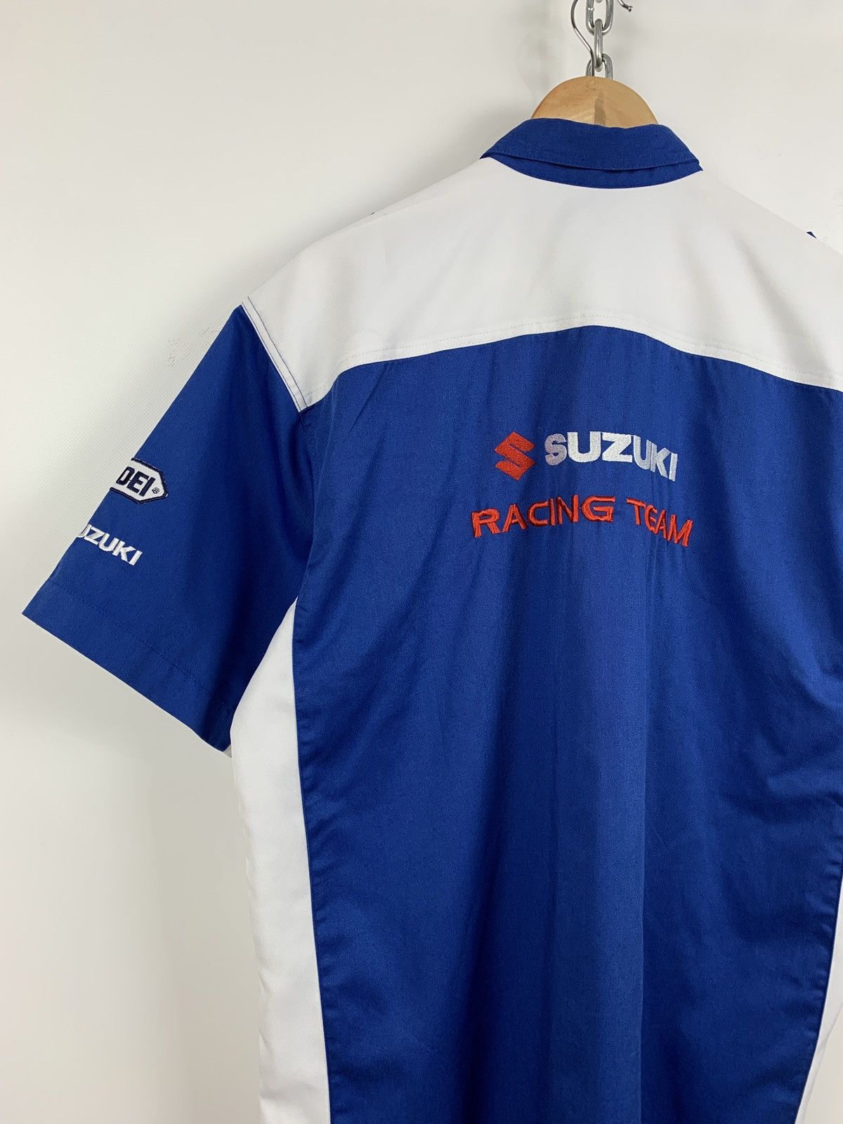 Vintage Vintage Suzuki Moto Racing Short Sleeve Button Up Shirt Size US XXL / EU 58 / 5 - 7 Thumbnail