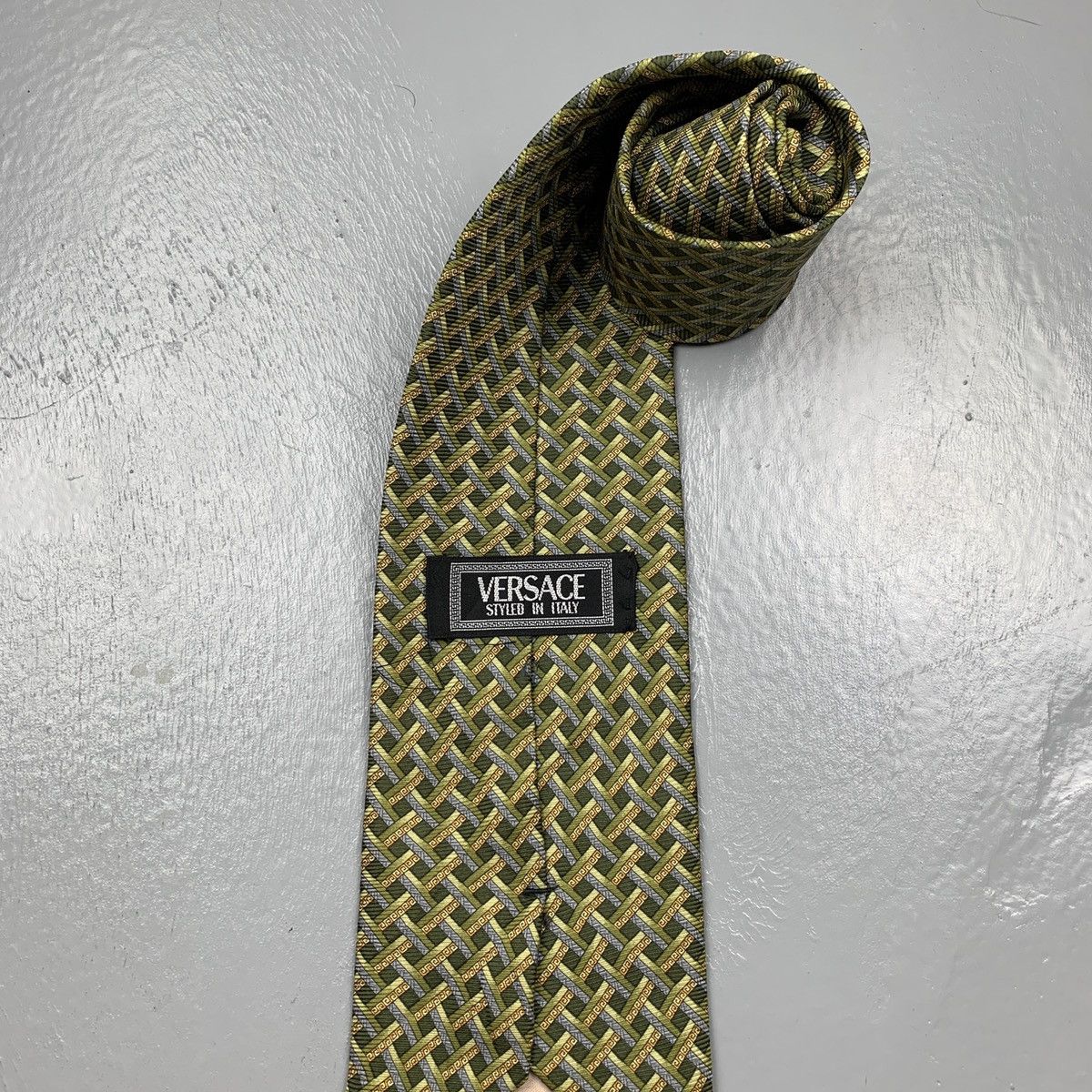 Versace Versace Vintage Necktie / Tie Size ONE SIZE - 4 Thumbnail