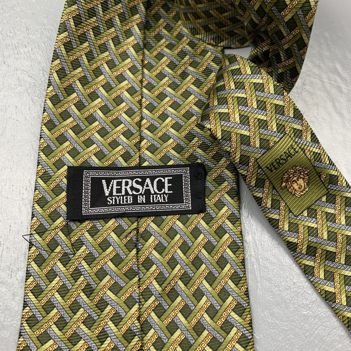 Versace Versace Vintage Necktie / Tie Size ONE SIZE - 6 Thumbnail