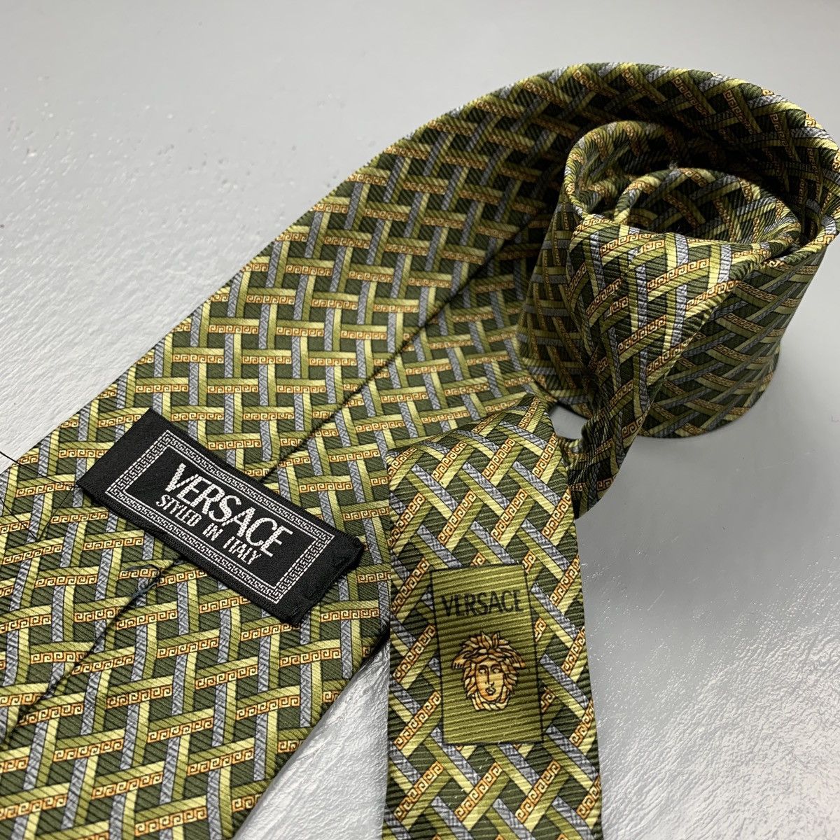 Versace Versace Vintage Necktie / Tie Size ONE SIZE - 7 Thumbnail