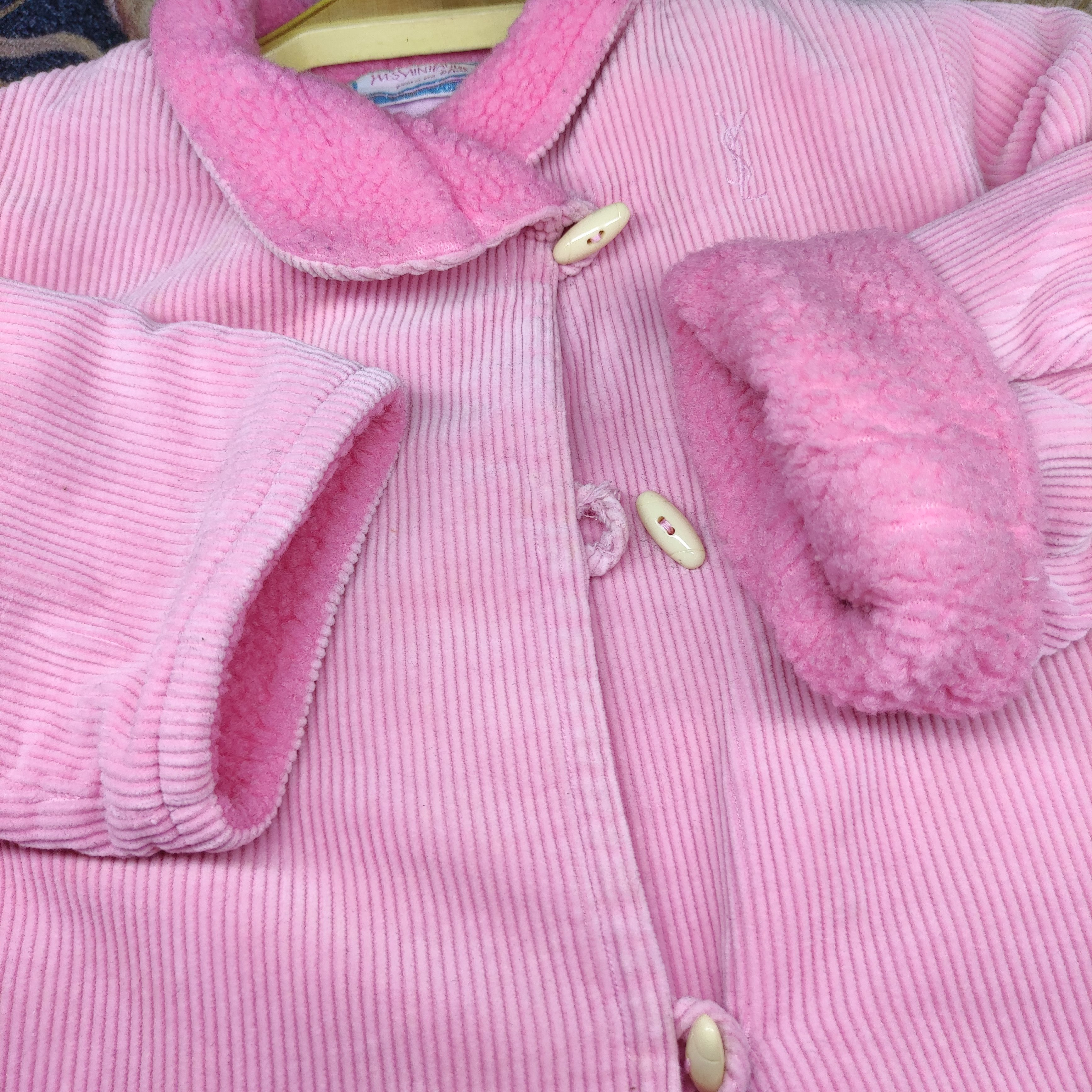 Yves Saint Laurent Rare Yves Saint Laurent Corduroy Sherpa Kids Jacket Size US XXS / EU 40 - 7 Thumbnail