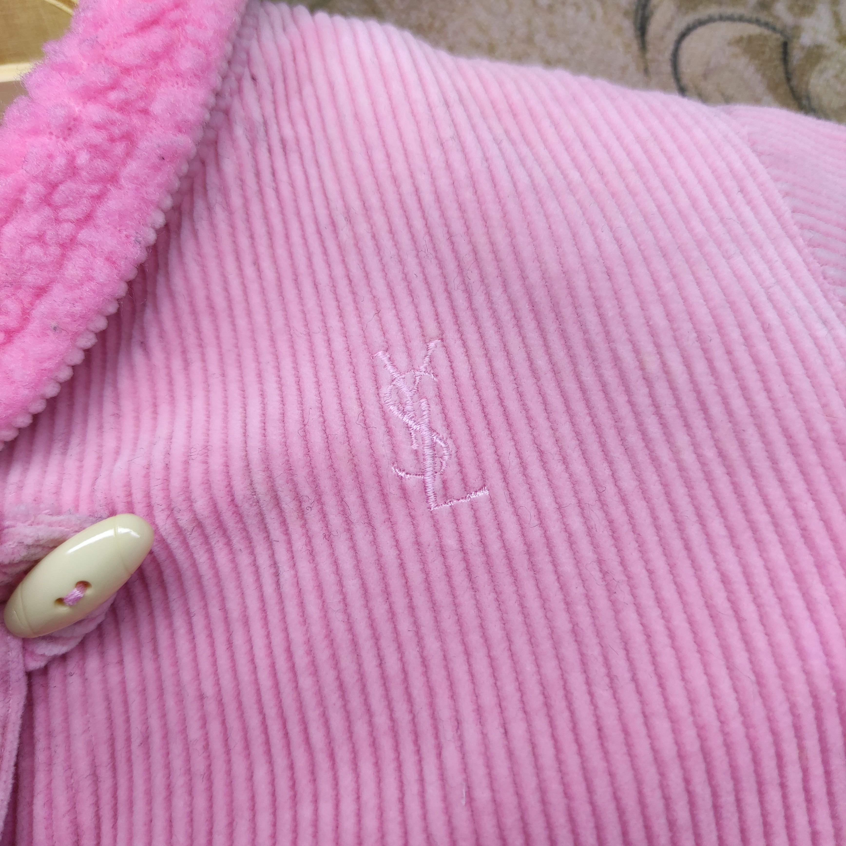 Yves Saint Laurent Rare Yves Saint Laurent Corduroy Sherpa Kids Jacket Size US XXS / EU 40 - 9 Thumbnail