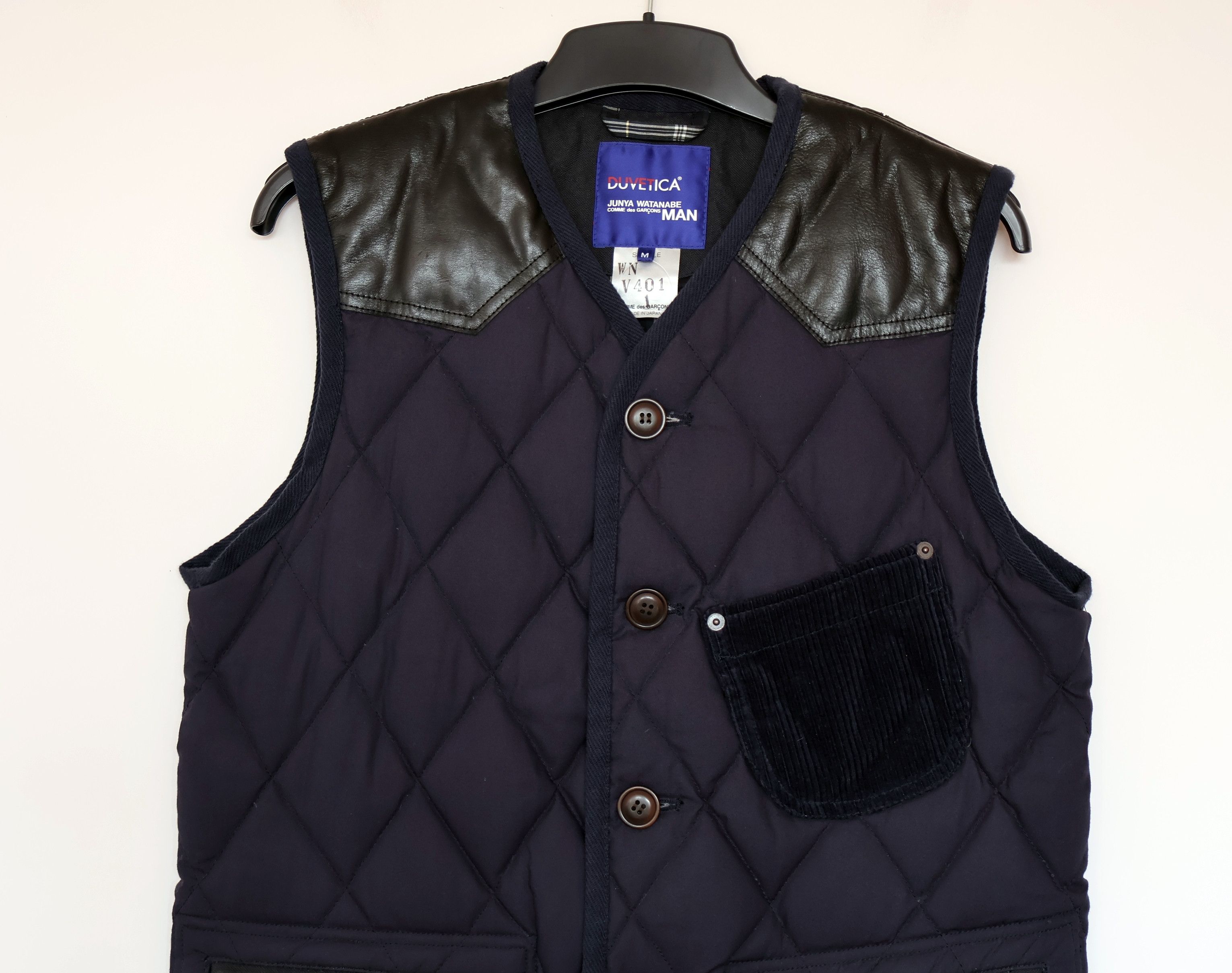JUNYA WATANABE MAN X DUVETICA Goose DOWN puffer VEST Size M