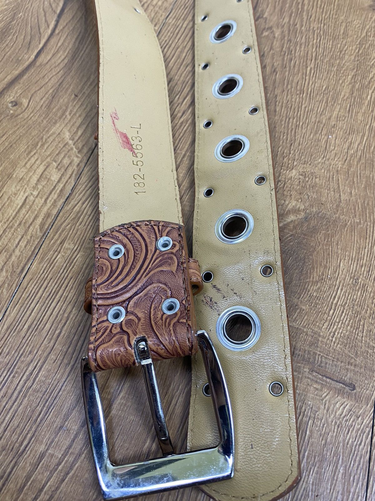 Japanese Brand Vintage Bondage Leather Belt Size ONE SIZE - 3 Thumbnail