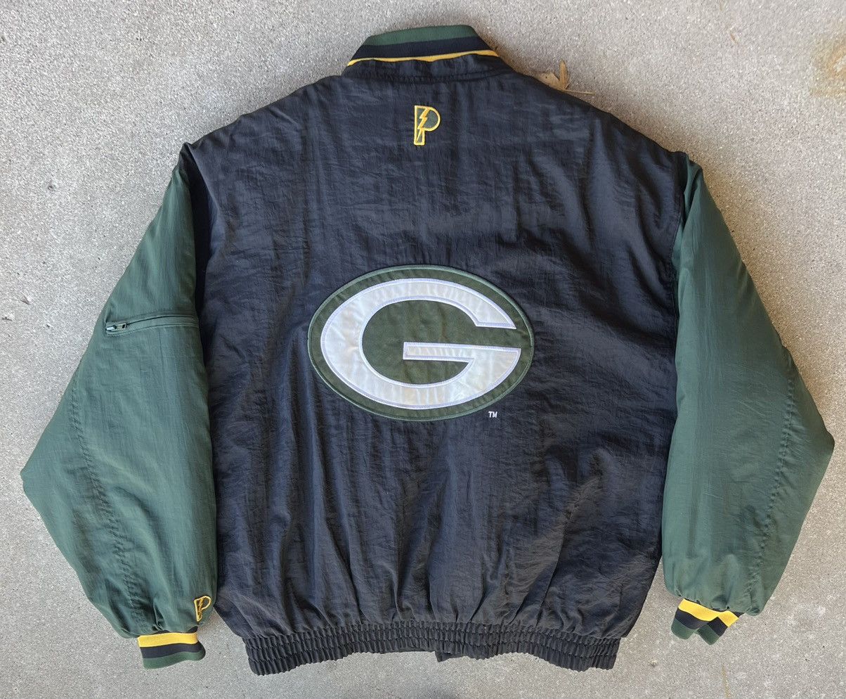 NFL Vintage REVERSIBLE Green Bay Packers pro player jacket Size US XL / EU 56 / 4 - 7 Thumbnail