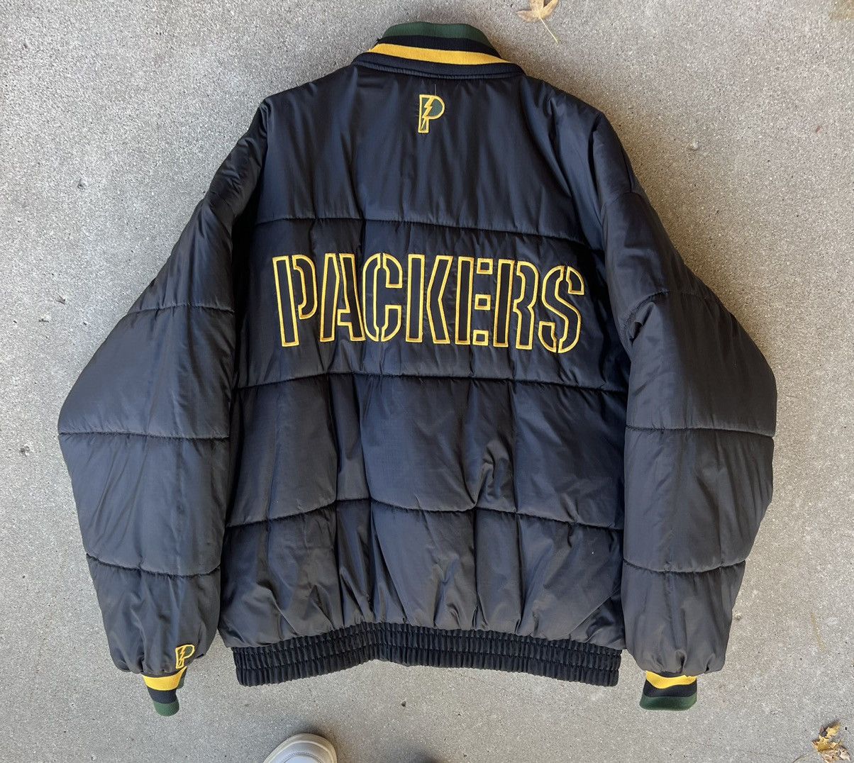 NFL Vintage REVERSIBLE Green Bay Packers pro player jacket Size US XL / EU 56 / 4 - 3 Thumbnail
