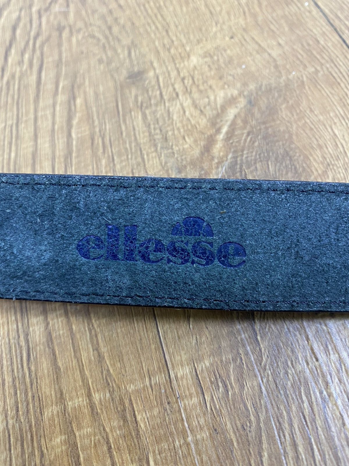 Ellesse Vintage Ellese Buckles Leather Belt Brown Size ONE SIZE - 4 Thumbnail