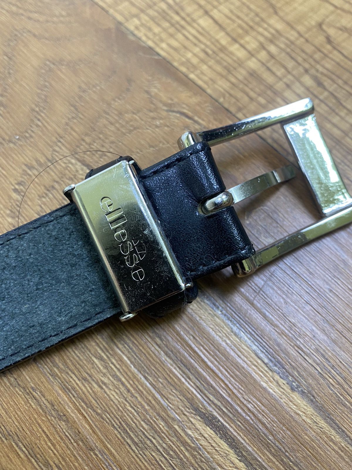 Ellesse Vintage Ellese Buckles Leather Belt Brown Size ONE SIZE - 1 Thumbnail
