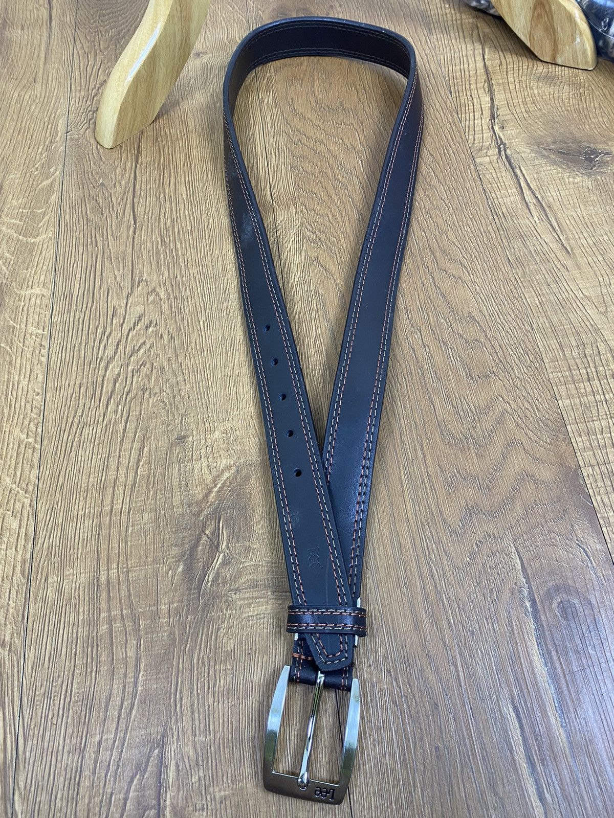 Lee Lee Brown Leather Belt Size ONE SIZE - 2 Thumbnail