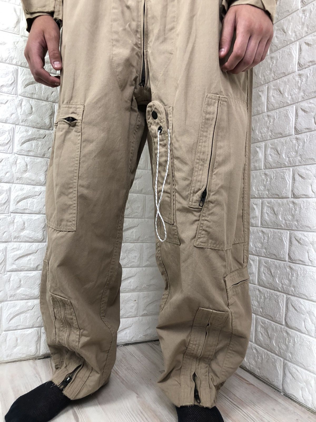 Vintage 70s US Army Utility CWU-27/P Flyers Coverall Jumpsuit Size US 42 / EU 58 - 9 Thumbnail