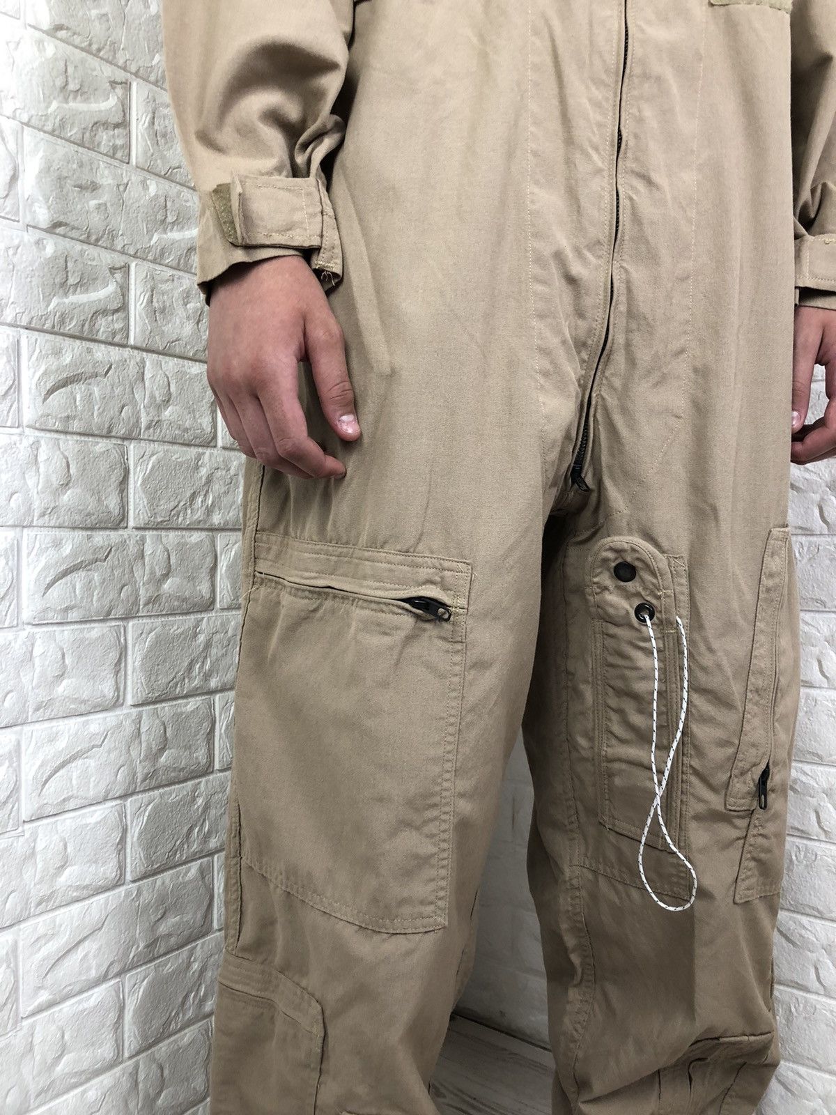 Vintage 70s US Army Utility CWU-27/P Flyers Coverall Jumpsuit Size US 42 / EU 58 - 8 Thumbnail