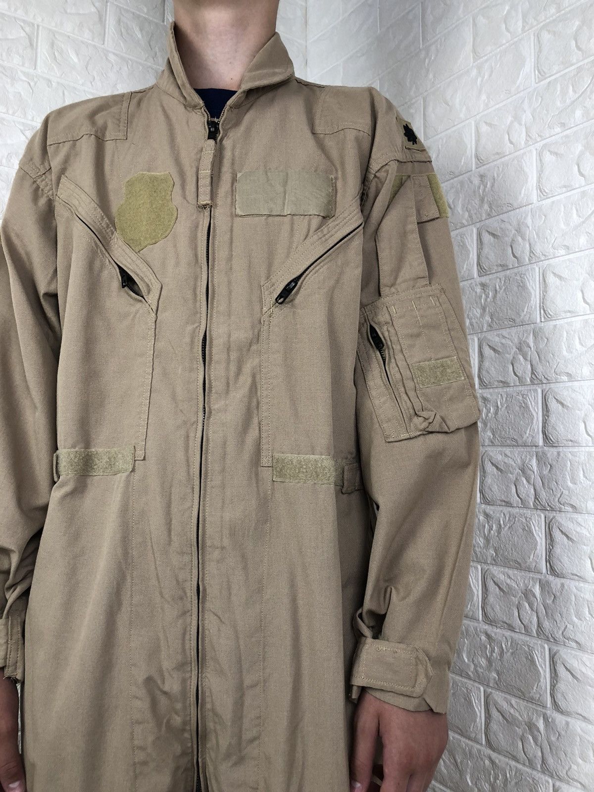Vintage 70s US Army Utility CWU-27/P Flyers Coverall Jumpsuit Size US 42 / EU 58 - 5 Thumbnail