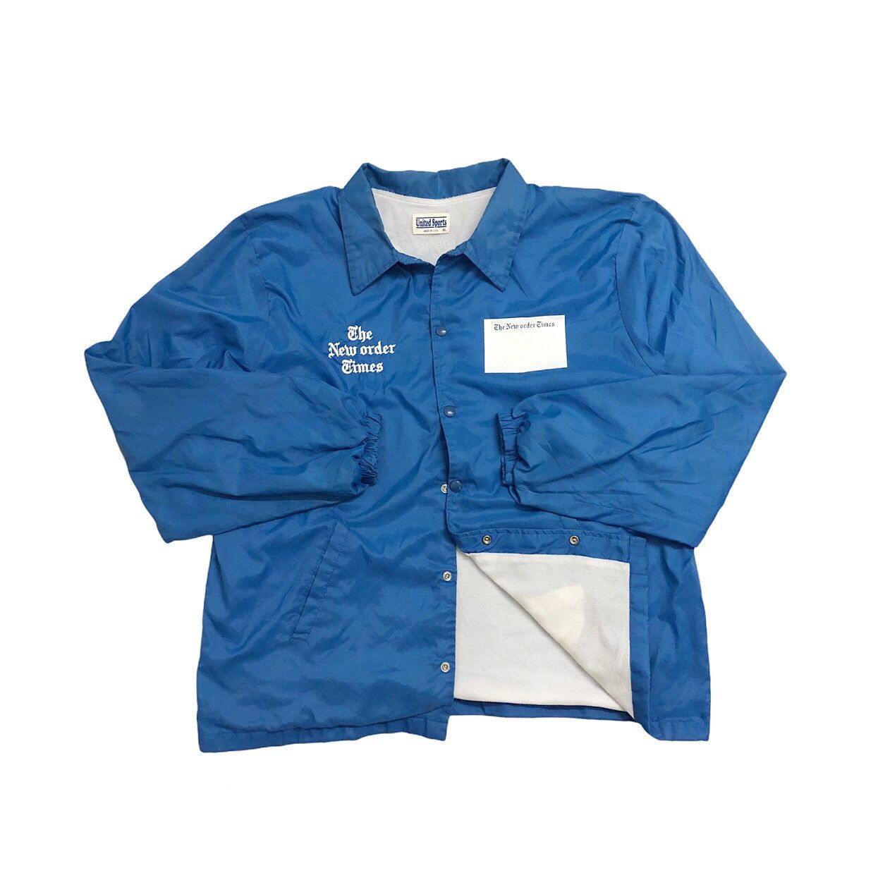 New Order × Vintage The New Order Times by Top Boy Collection Size US XL / EU 56 / 4 - 2 Thumbnail