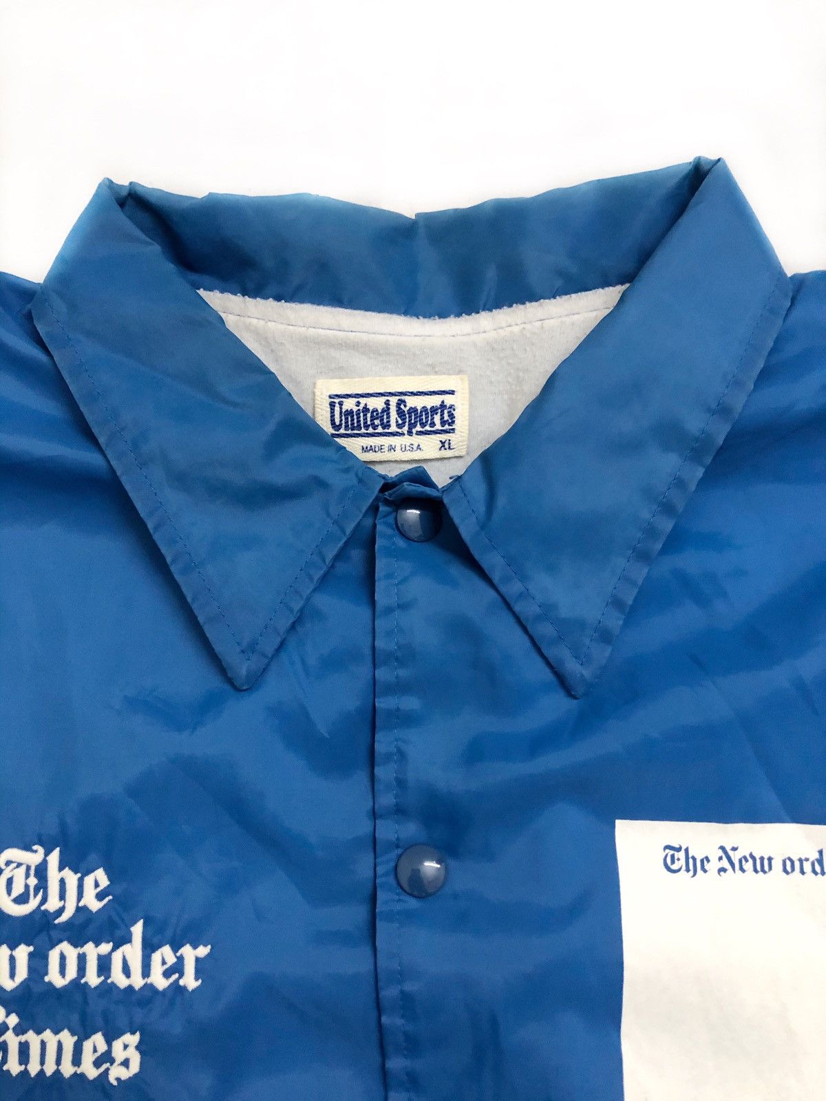 New Order × Vintage The New Order Times by Top Boy Collection Size US XL / EU 56 / 4 - 8 Thumbnail