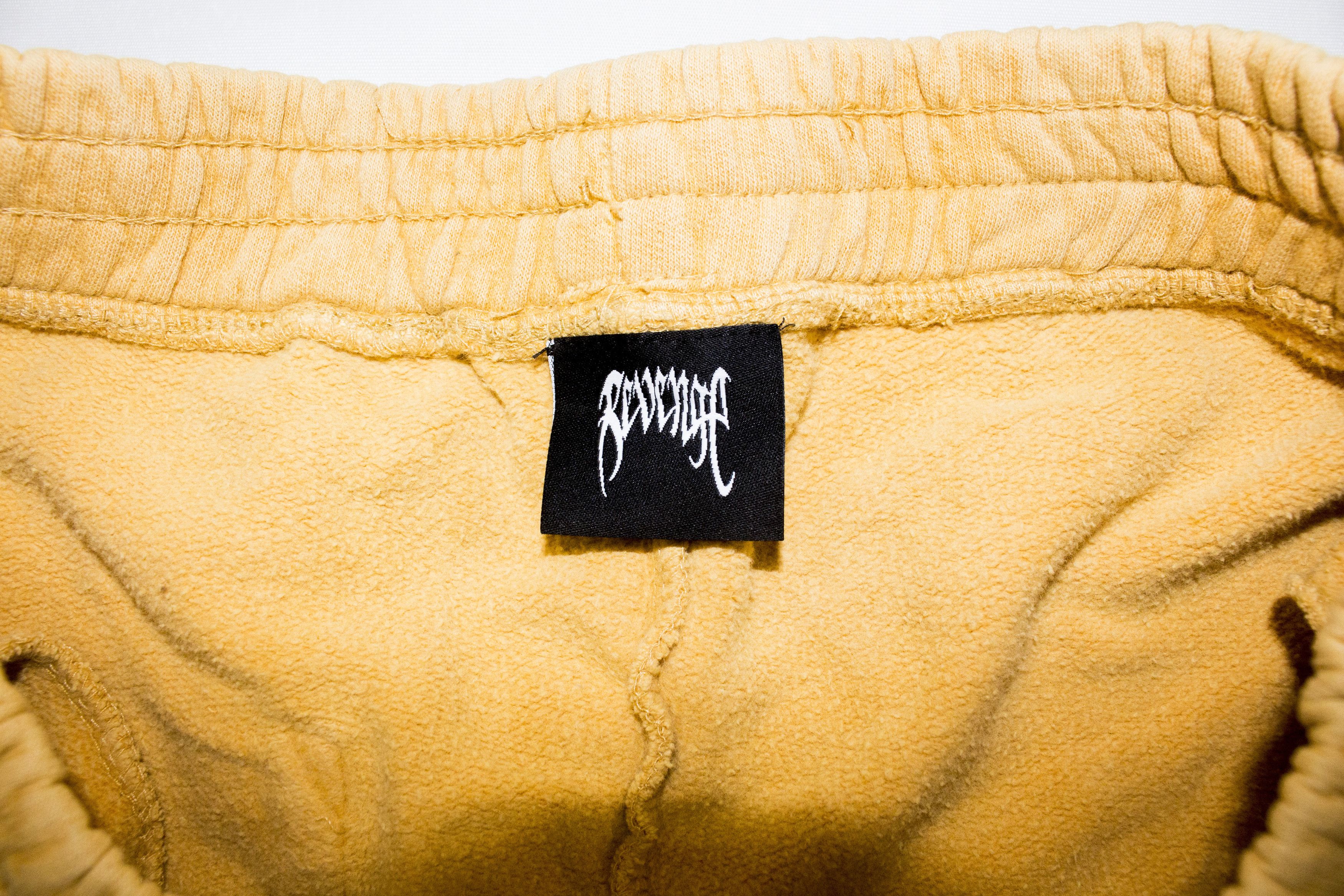 Revenge Revenge x Trippie Redd Bart Shorts Yellow XL Size US 34 / EU 50 - 2 Thumbnail