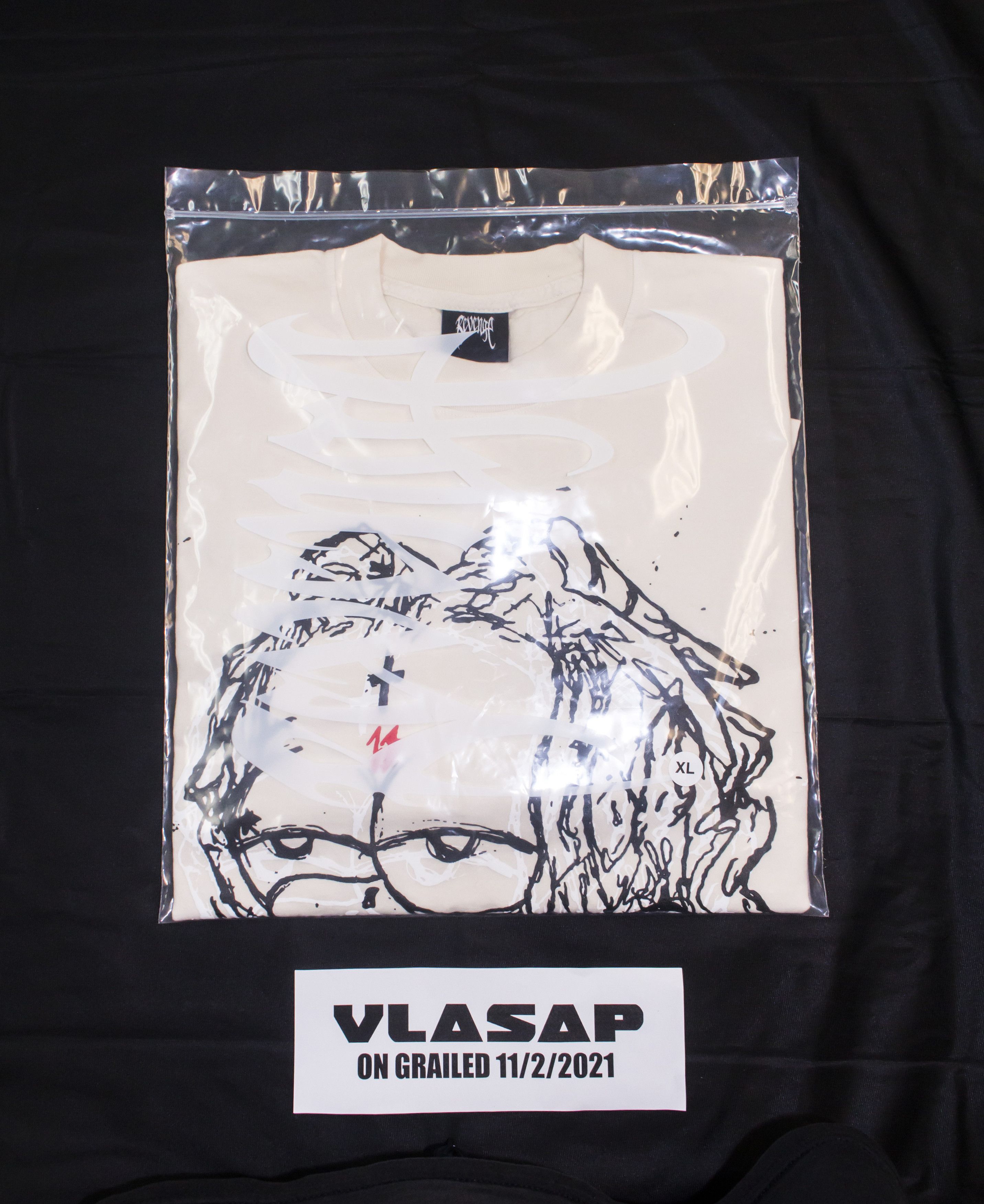 Revenge Revenge x Trippie Redd Bart Tee Cream XL Size US XL / EU 56 / 4 - 3 Thumbnail