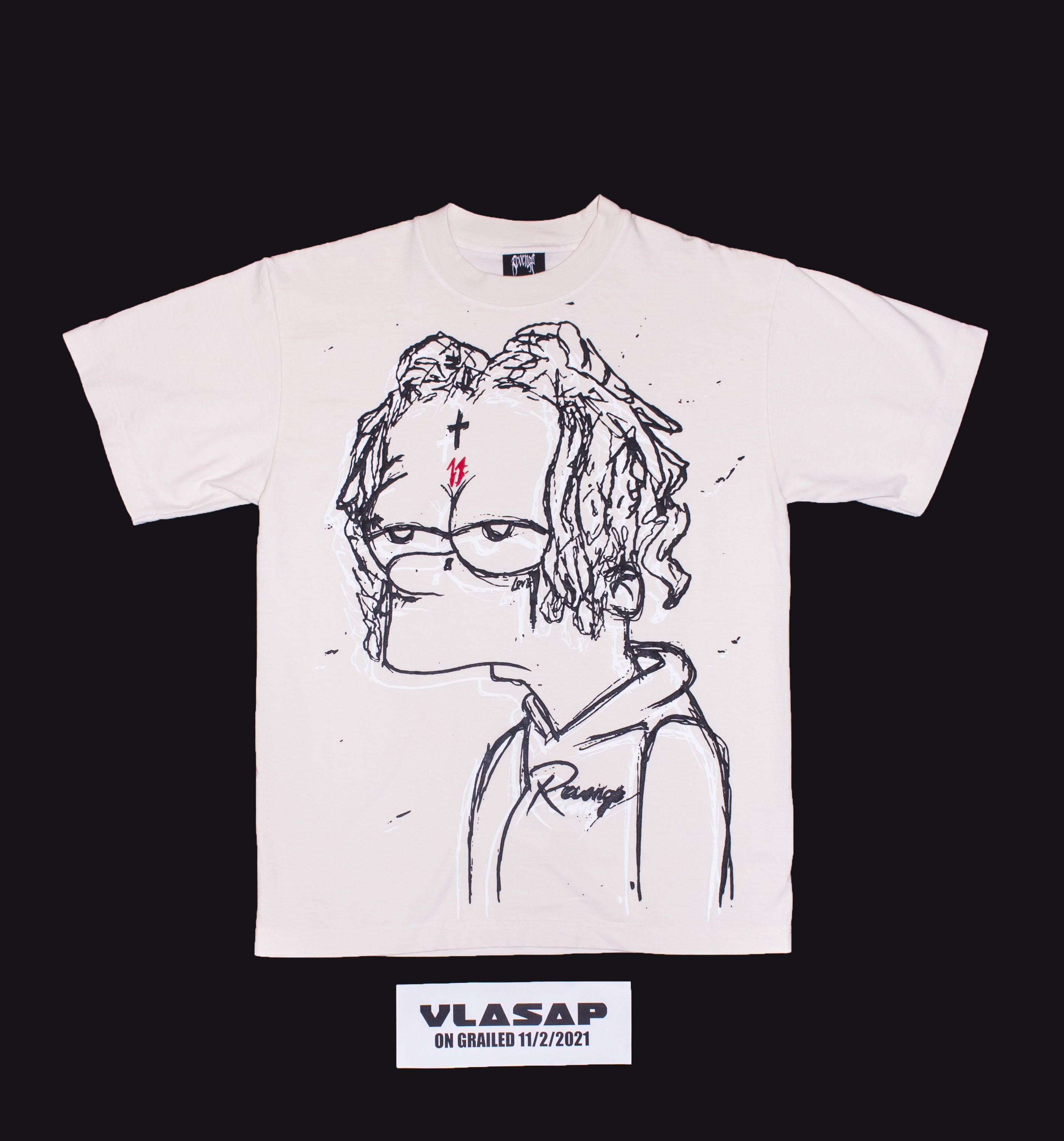 Revenge x Trippie Redd Bart Tee Cream Small