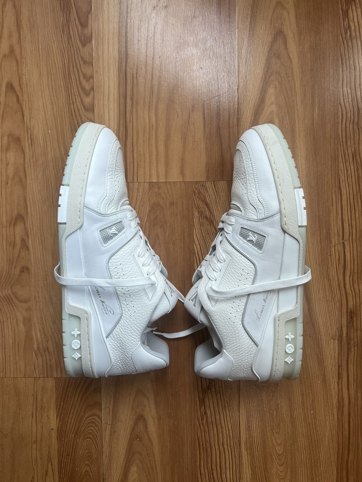 Fashion Drops on X: Louis Vuitton Sneaker Trainer Beige by Virgil