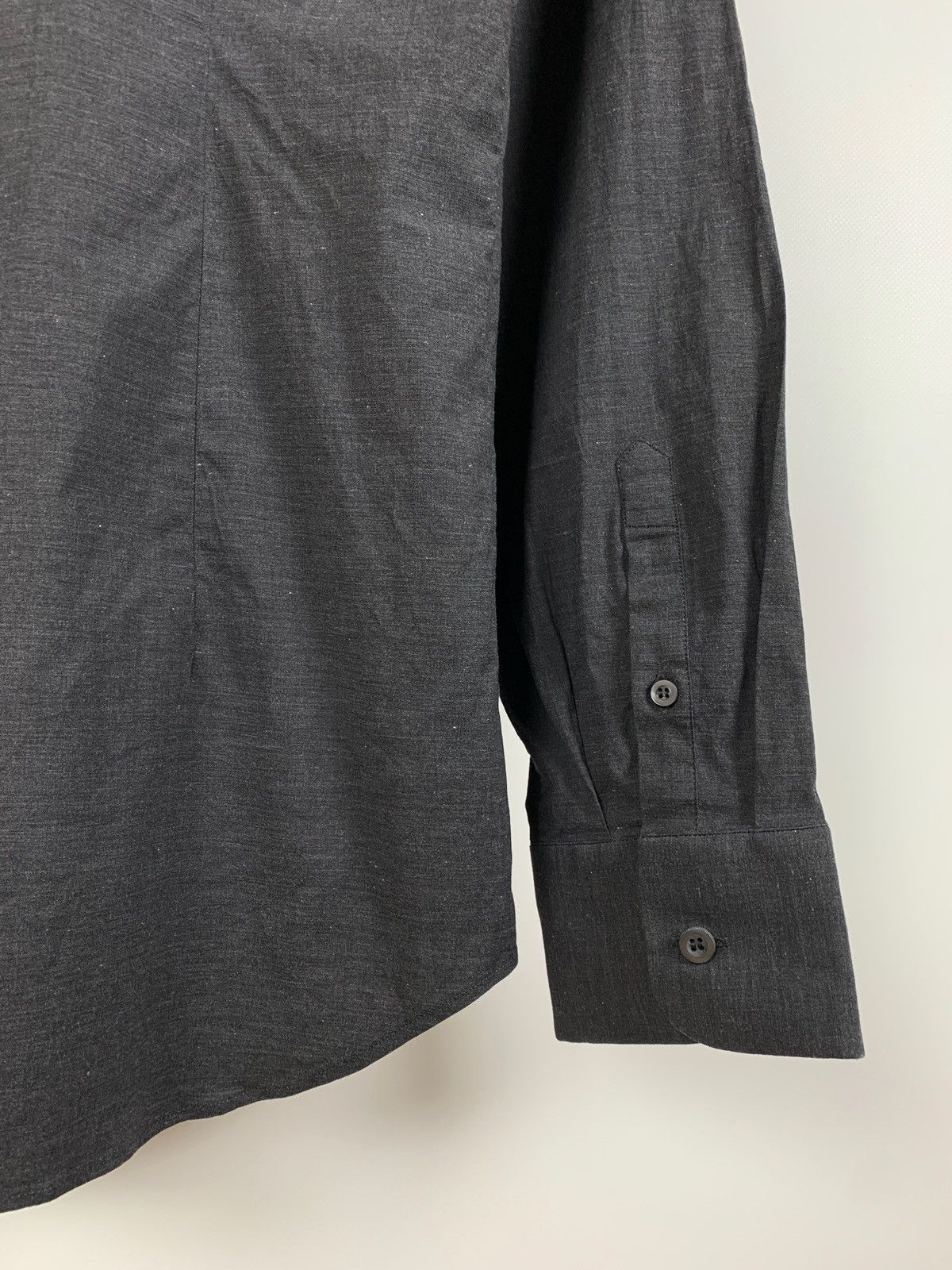 Prada Grey Button Up Long Sleeve Shirt