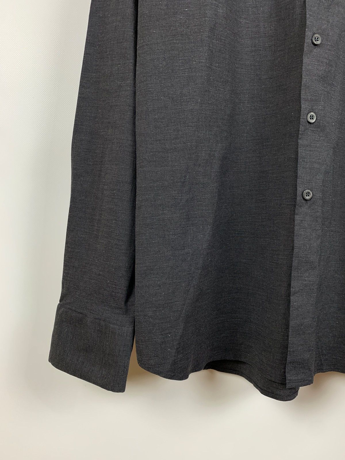 Prada Grey Button Up Long Sleeve Shirt