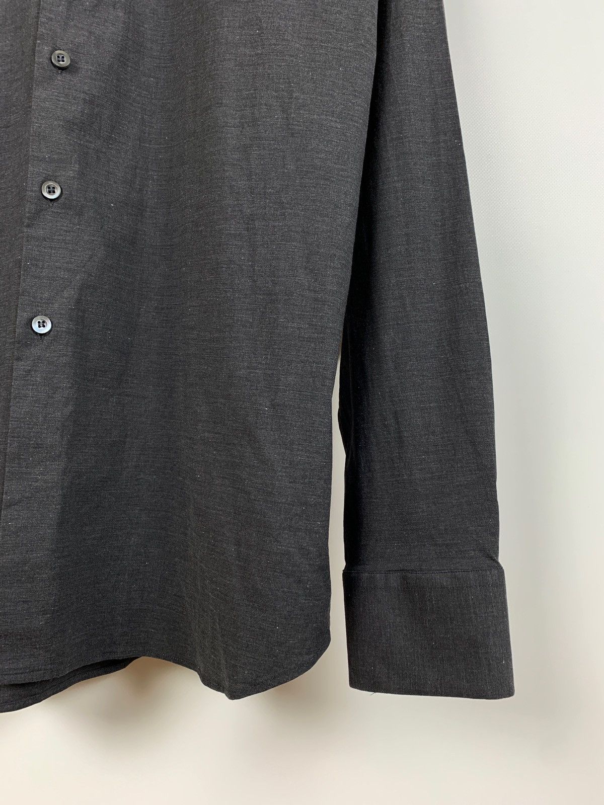 Prada Grey Button Up Long Sleeve Shirt