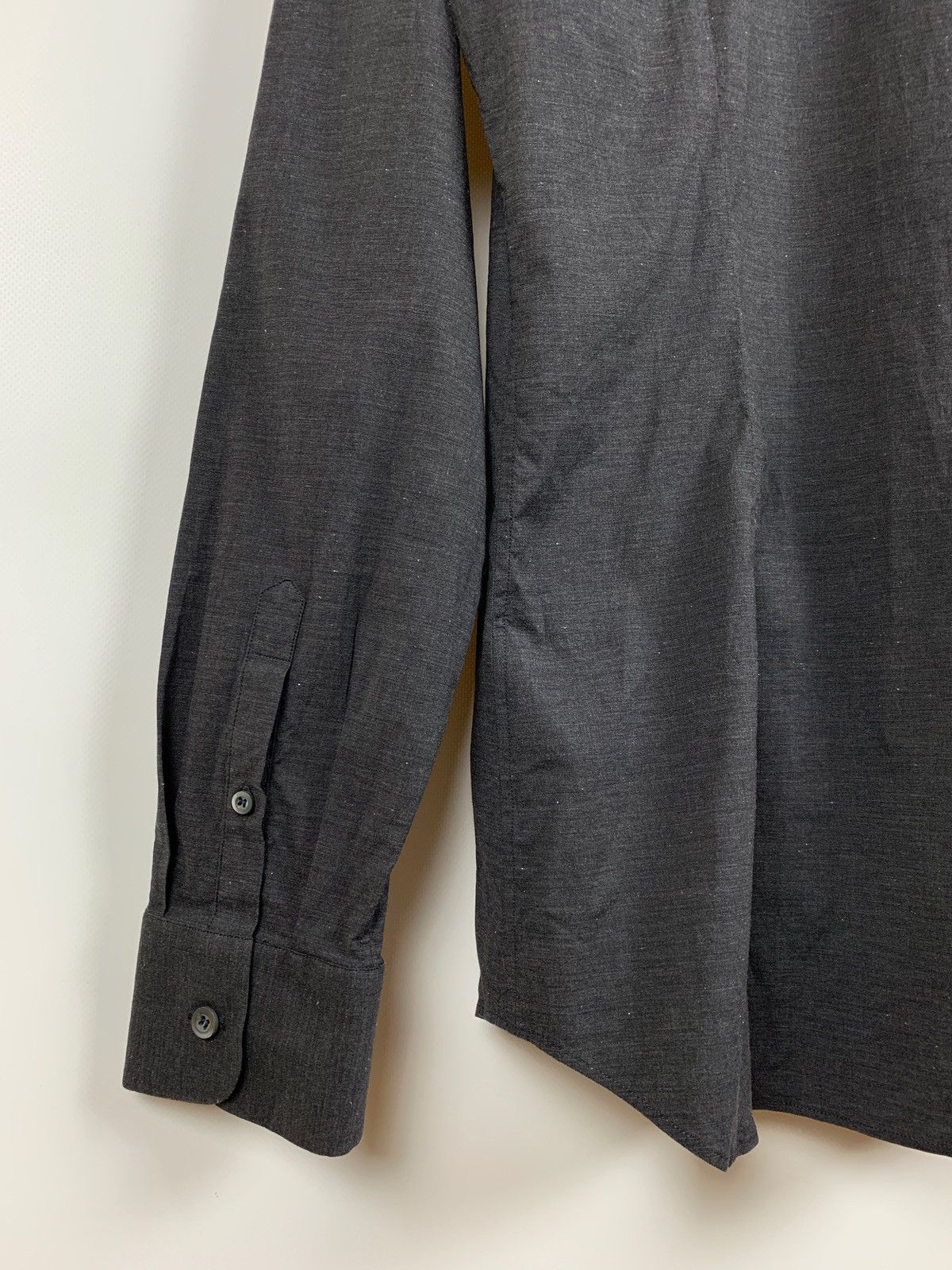 Prada Grey Button Up Long Sleeve Shirt