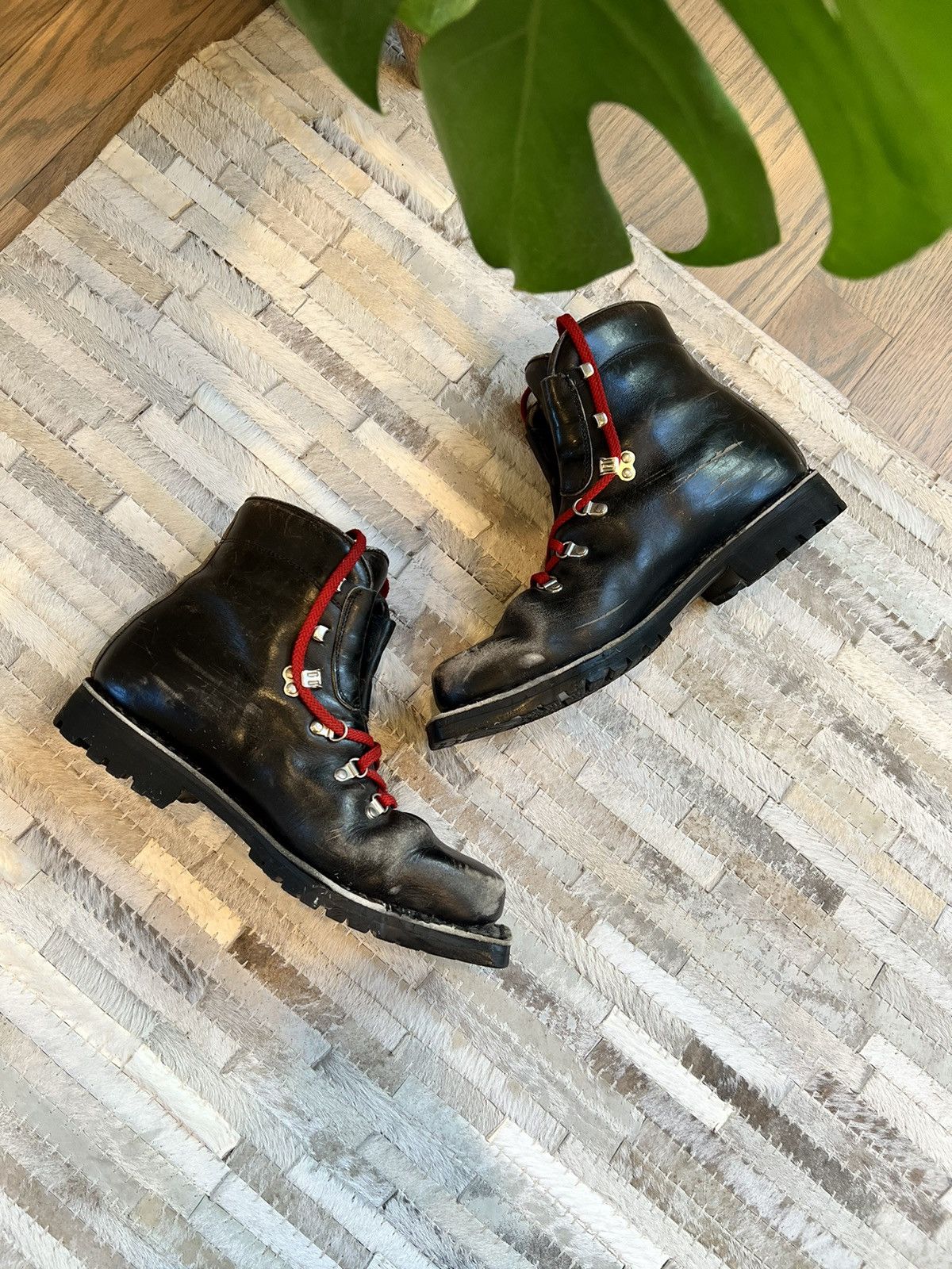 Bottes Vintage Kastinger Autriche Taille 8 – Cuir Véritable, Style Montagne/goth, Occasion Très Bon état