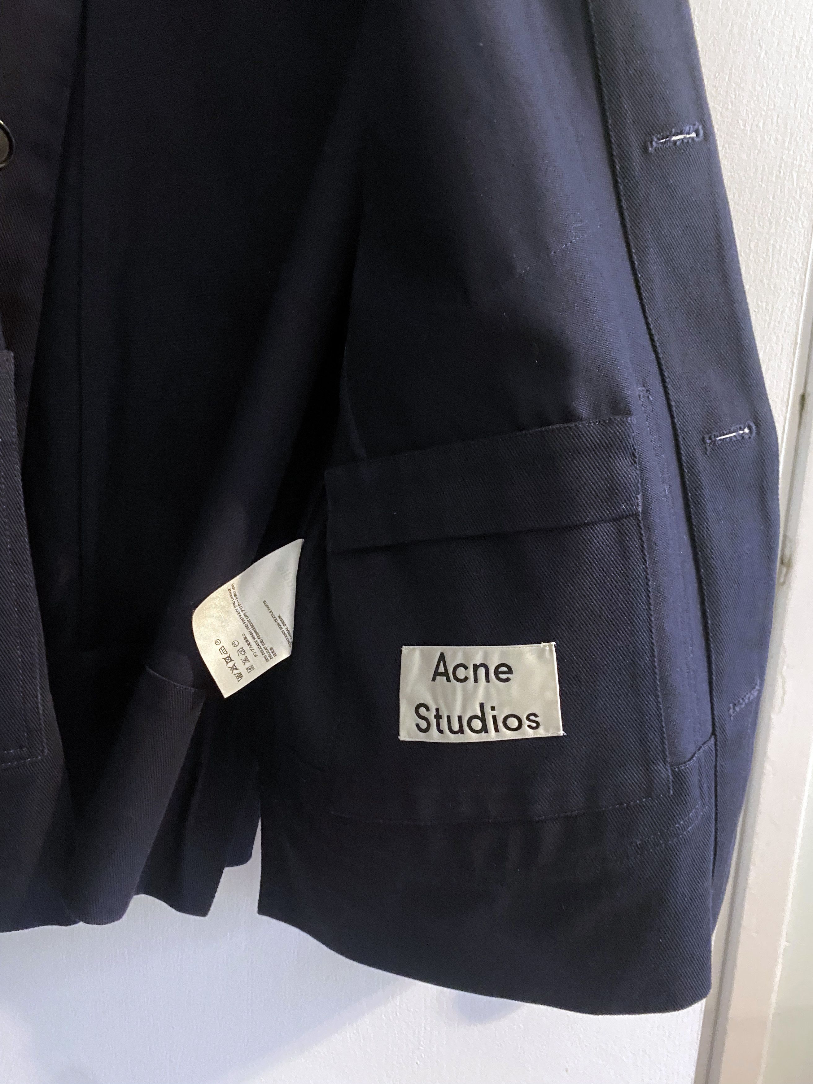 Acne Studios Acne Studios – Method Navy Utility Jacket Size US S / EU 44-46 / 1 - 4 Thumbnail