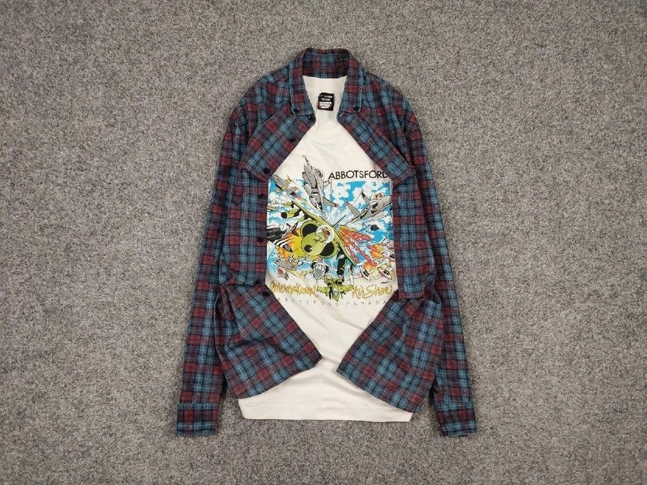 Flannel Vintage Flannel Shirt Travis Scott Style Size US M / EU 48-50 / 2 - 1 Thumbnail