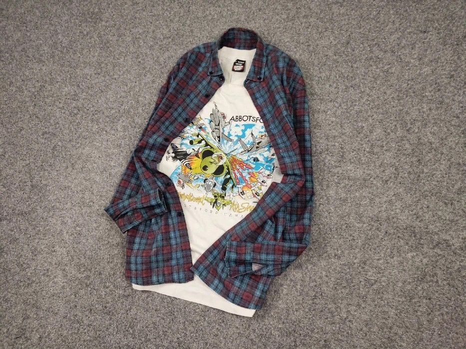 Flannel Vintage Flannel Shirt Travis Scott Style Size US M / EU 48-50 / 2 - 3 Thumbnail