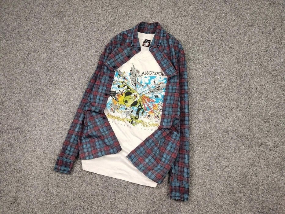 Flannel Vintage Flannel Shirt Travis Scott Style Size US M / EU 48-50 / 2 - 2 Thumbnail