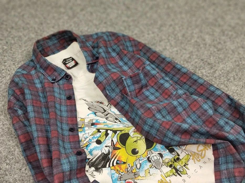 Flannel Vintage Flannel Shirt Travis Scott Style Size US M / EU 48-50 / 2 - 8 Thumbnail