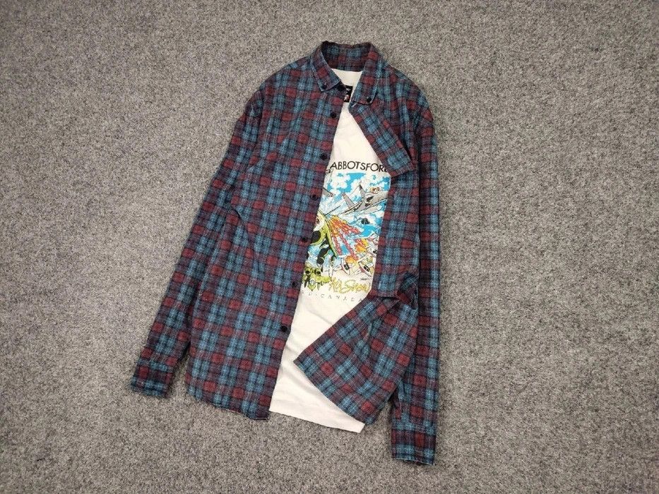 Flannel Vintage Flannel Shirt Travis Scott Style Size US M / EU 48-50 / 2 - 4 Thumbnail